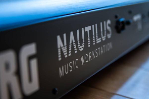 KORG Nautilus 88 Synthesizer Workstation back view.jpg